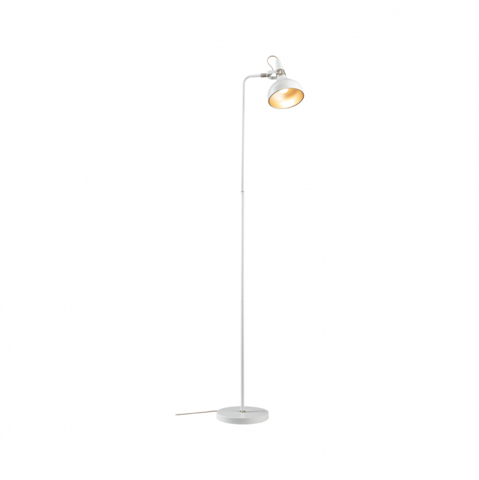 Lampadar Neordic Juna, E14, max. 20W, șampanie, alb mat, metal [2]