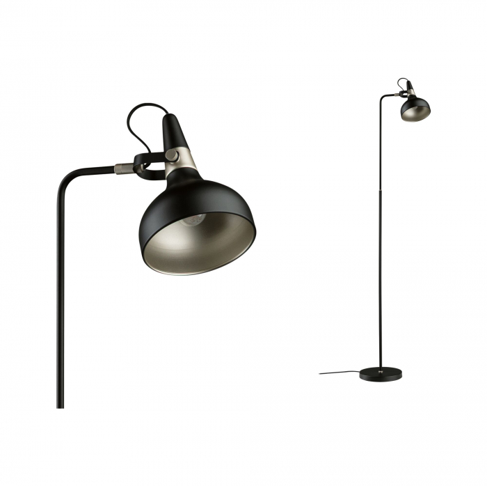 Lampadar Neordic Juna, E14, max. 20W, șampanie, negru mat-metal [6]