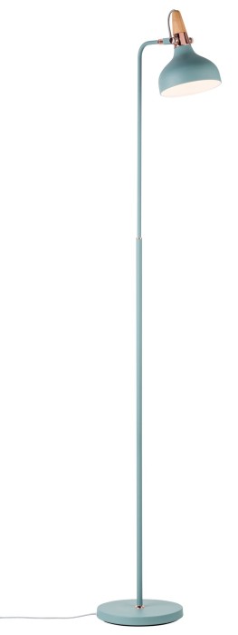 Lampadar Neordic Juna max.1x20W E14 verde deschis/cupru/lemn 230V metal/lemn  [3]