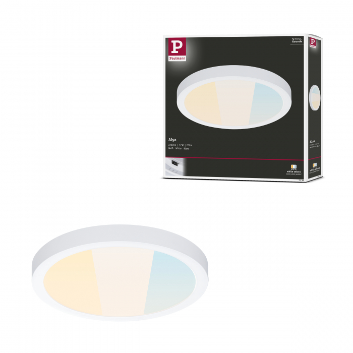 LED Panel Alya   round 230mm  17W 1700lm 3000 - 6500K White [13]