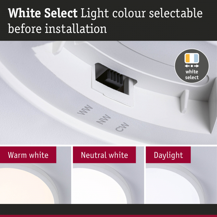 LED Panel Alya   round 400mm  35W 3400lm 3000 - 6500K White [7]