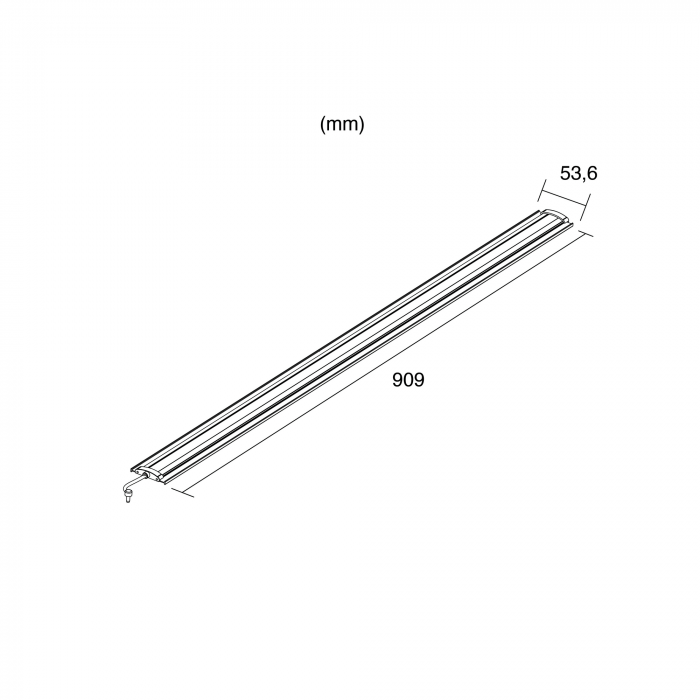 Modul Up pentru profil SLC Click 1200, negru, temperatură de culoare variabilă, flux luminos variabil Dali-2 DT6 [3]