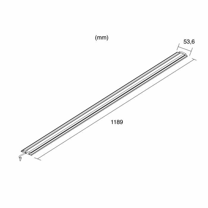 Modul Up pentru profil SLC Click 1500, negru, temperatură de culoare variabilă, flux luminos variabil Dali-2 DT6 [2]