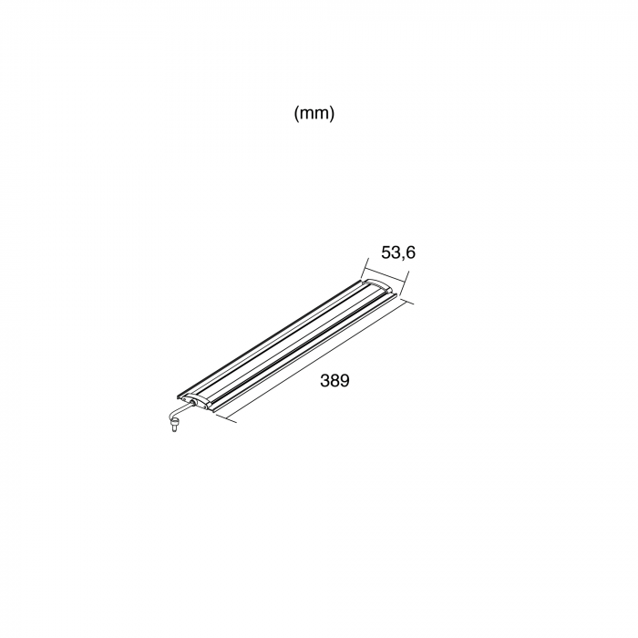 Modul Up pentru profil SLC Click 600, negru, temperatură de culoare variabilă, flux luminos variabil Dali-2 DT6 [3]