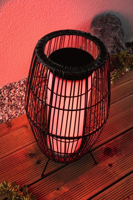 Obiect luminos decorativ Basket Plug & Shine LED, Smart Home Zigbee, IP44, RGBW, 3,2W, negru [8]