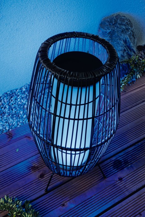 Obiect luminos decorativ Basket Plug & Shine LED, Smart Home Zigbee, IP44, RGBW, 3,2W, negru [11]