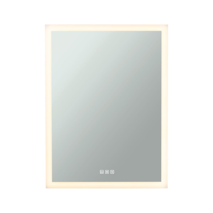 Oglindă iluminată Mirra dreptunghiulară IP44 LED 22W 600x800mm, temperatură de culoare variabilă, dezaburire [3]