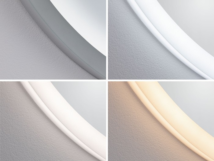 Oglindă iluminată Mirra rotundă IP44 LED 21W 600mm, temperatură de culoare variabilă, dezaburire [7]