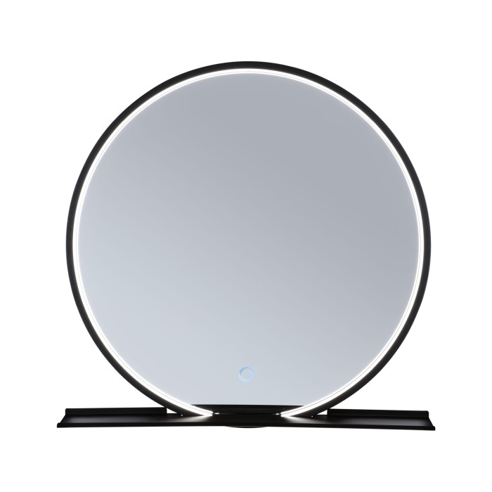 Oglindă iluminată LED Miro, IP44, 160lm, 230V, 10,5W, temperatură de culoare variabilă, negru mat [7]