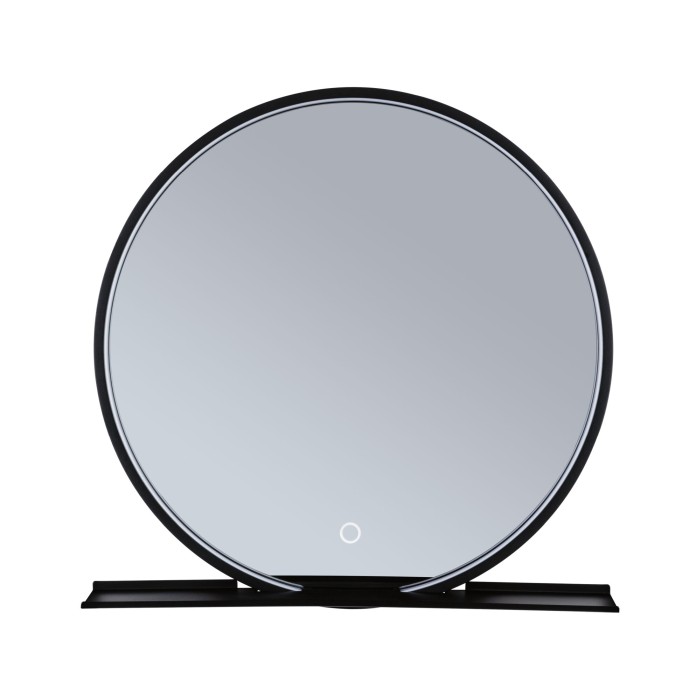 Oglindă iluminată LED Miro, IP44, 160lm, 230V, 10,5W, temperatură de culoare variabilă, negru mat [8]