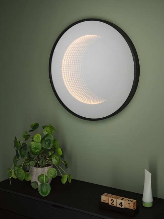 Oglindă LED Miro, IP44, 70lm, 230V, 11,5W, negru, temperatură de culoare variabilă [3]