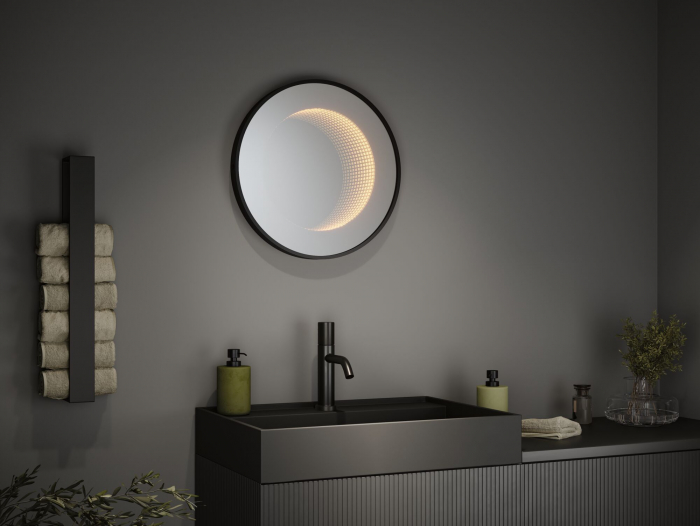 Oglindă LED Miro, IP44, 70lm, 230V, 11,5W, negru, temperatură de culoare variabilă [4]
