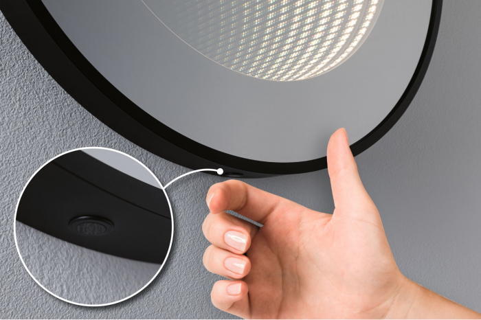 Oglindă LED Miro, IP44, 70lm, 230V, 11,5W, negru, temperatură de culoare variabilă [5]