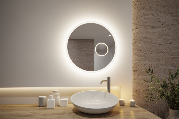 Oglindă LED Mirra, IP44, 4000K, 1065lm / 270lm, 230V, 20W, flux luminos variabil [2]