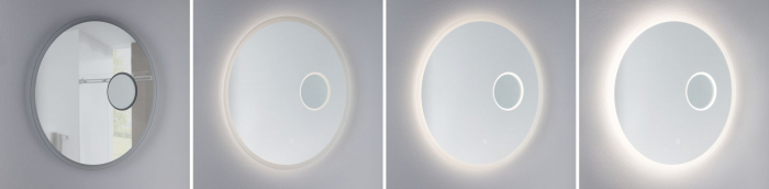 Oglindă LED Mirra, IP44, 4000K, 1065lm / 270lm, 230V, 20W, flux luminos variabil [6]