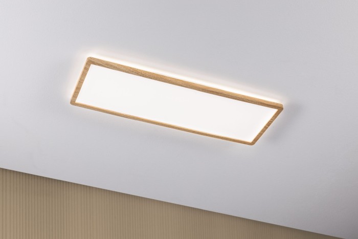 Panel LED Atria Shine Backlight, IP44, pătrat, 580x200mm, 22W, 2300lm, 4000K, aspect lemn [3]