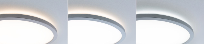 Panel LED Atria Shine, IP44, rotund, 298mm, 14,8W, 2250lm, 3000 - 6500K, crom mat [7]