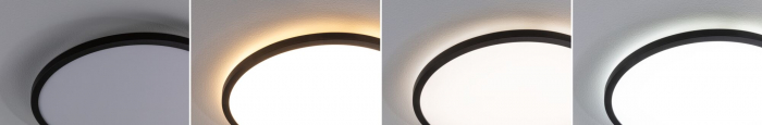 Panel LED Atria Shine, IP44, rotund, 398mm,  20,8W, 2800lm, negru, temperatură de culoare variabilă [4]