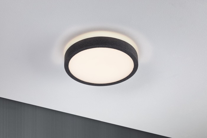 Panel LED Cosara, IP44, rotund, 300mm, 15W, 1300lm, 3000K, gri închis [3]