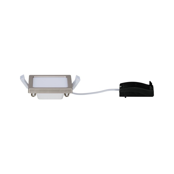 Panel încastrabil Areo LED pătrat IP23 LED 1x5W 3000K 230V 80x80mm nichel mat/plastic [4]