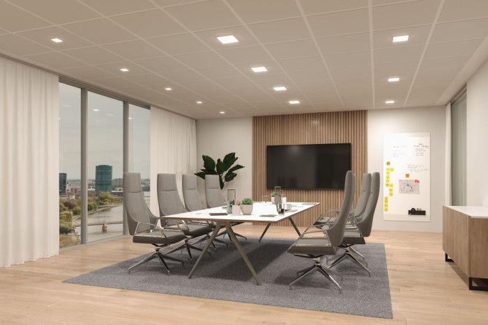 Panou încastrabil Veluna Edge VariFit LED, IP44, pătrat, 120x120mm, 650lm, 3000K, alb, cu flux luminos variabil [6]