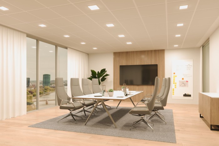 Panou încastrabil Veluna Edge VariFit LED Smart Home Zigbee, IP44, pătrat, 200x200mm, 1400lm, alb, temeratură de culoare variabilă, flux luminos variabil [6]