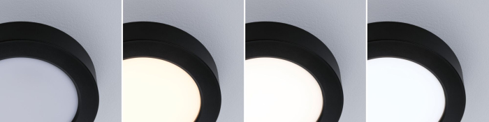 Panou LED Abia 2, White Select, cu senzor crepuscular și de mișcare, rotund, 170mm, 9,5W, 1100lm, 2700 - 4000K negru [5]