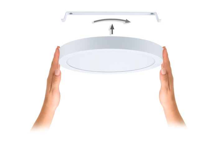 Panou LED Abia 2, White Select, cu senzor crepuscular și de mișcare, rotund, 300mm, 14W, 1000lm, 2700 - 4000K, alb [7]