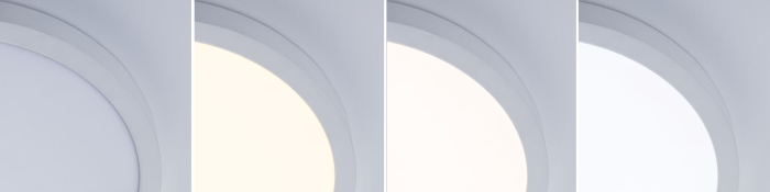 Panou LED Abia 2, White Select, cu senzor crepuscular și de mișcare, rotund, 400mm, 16W, 1400lm, 2700 - 4000K, alb [7]