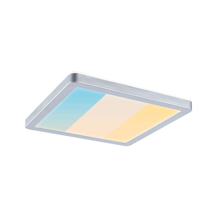 Panou LED Atria Shine, IP44, pătrat, 190x190mmm 8W, 1160lm, 3000 - 6500K, crom mat [6]