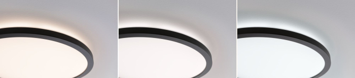 Panou LED Atria Shine, IP44, rotund, 190mm, 7,6W, 1100lm, 3000 - 6500K, negru [6]