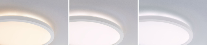 Panou LED Atria Shine, IP44, rotund, 298mm, 14,8W, 2250lm, 3000 - 6500K, alb [7]