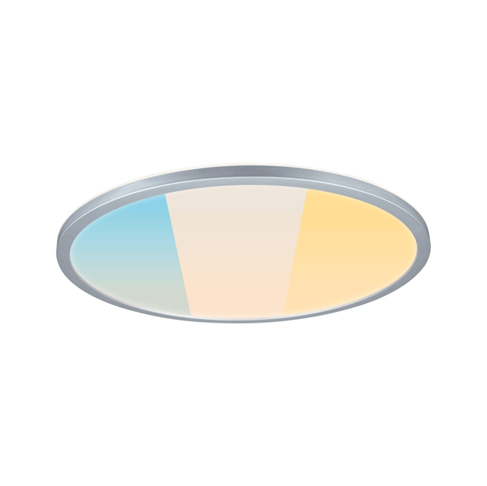 Panou LED Atria Shine, IP44, rotund, 298mm, 14,8W, 2250lm, 3000 - 6500K, crom mat [2]