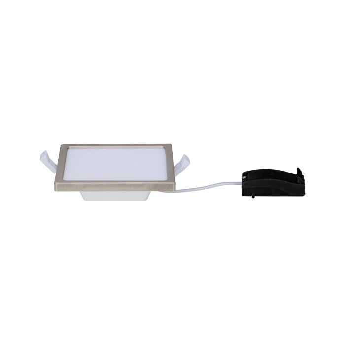 Panou încastrabil Areo LED pătrat IP23 LED 1x8W 3000K 230V 120x120mm nichel mat/plastic [4]