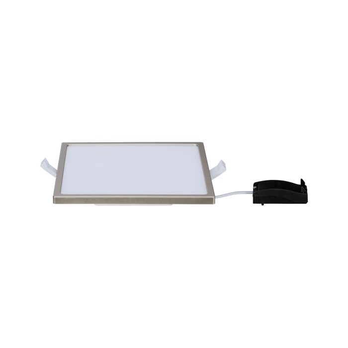 Panou încastrabil Areo LED pătrat IP44 1x12W 3000K 230V 180x180mm nichel mat/plastic, cu flux luminos variabil [4]