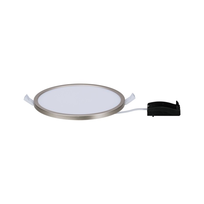 Panou încastrabil Areo LED rotund IP23 LED 1x12W 3000K 230V 180mm nichel mat/plastic [5]