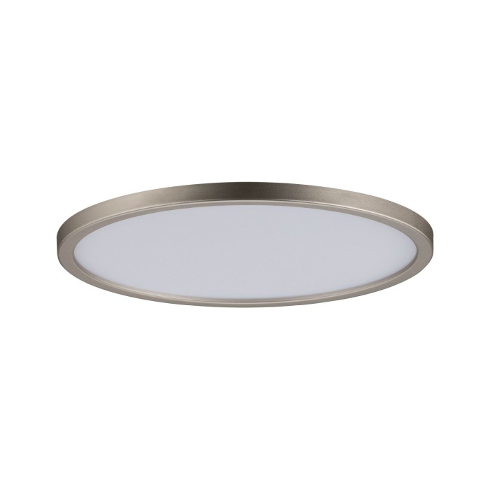 Panou încastrabil Areo LED rotund IP23 LED 1x12W 3000K 230V 180mm nichel mat/plastic [2]