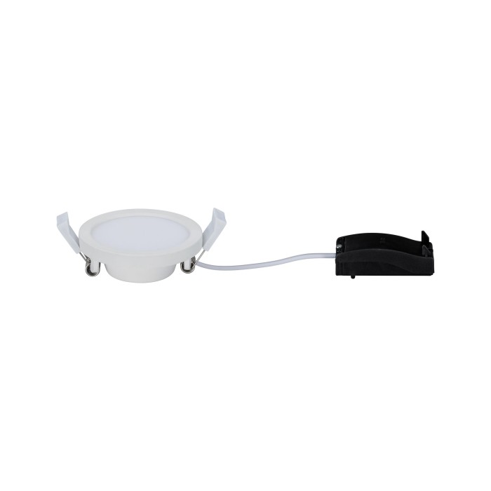 Panou încastrabil Areo LED rotund IP23 LED 1x5W 3000K 230V 80mm alb mat/plastic [3]