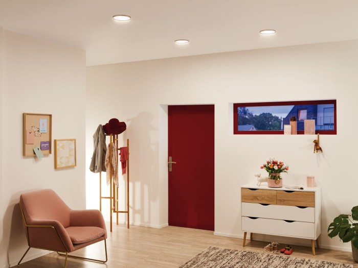 Panou încastrabil Areo LED rotund IP44 1x8W 3000K 230V 120mm alb mat/plastic, cu flux luminos variabil [4]