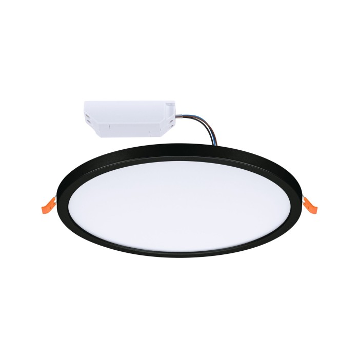 Panou încastrabil Areo VariFit LED, Dim to Warm, IP44, rotund, 230mm, 2000 - 4000K, negru, cu flux luminos variabil [5]