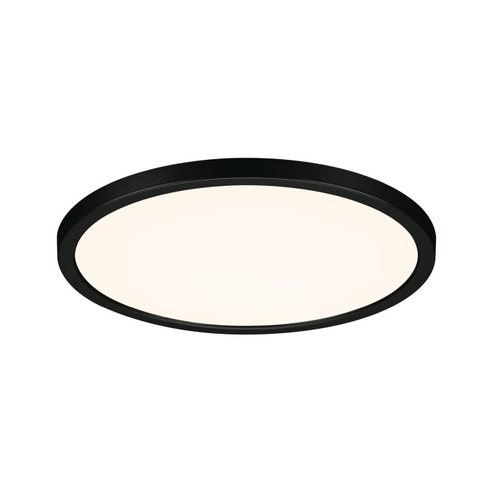 Panou încastrabil Areo VariFit LED, Dim to Warm, IP44, rotund, 230mm, 2000 - 4000K, negru, cu flux luminos variabil [3]