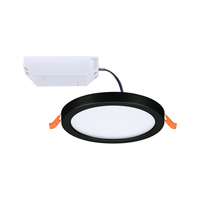 Panou încastrabil Areo VariFit LED, IP44, rotund, 118mm, 3000K, negru [5]