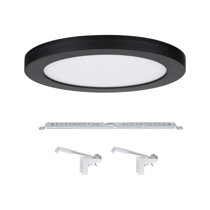 Panou încastrabil LED 2 în1, Cover-it,  rotund, 225mm, 1200lm, 4000K, negru [8]