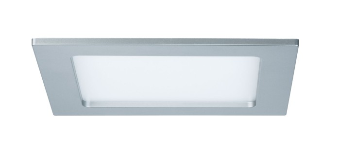 Panou încastrabil pătrat LED 1x12W 2700K 230V 165x165mm crom mat/plastic [2]