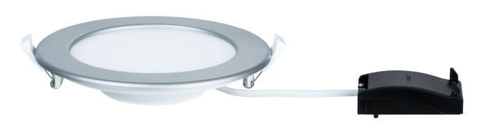 Panou încastrabil rotund LED 1x12W 2700K 230V 170mm crom mat/plastic [4]