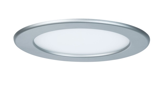 Panou încastrabil rotund LED 1x12W 2700K 230V 170mm crom mat/plastic [2]