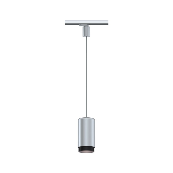 Pendul Corus pentru șină Paulmann ProRail3 Corus, E27, max. 50W, cu flux luminos variabil, 230V, argintiu [2]