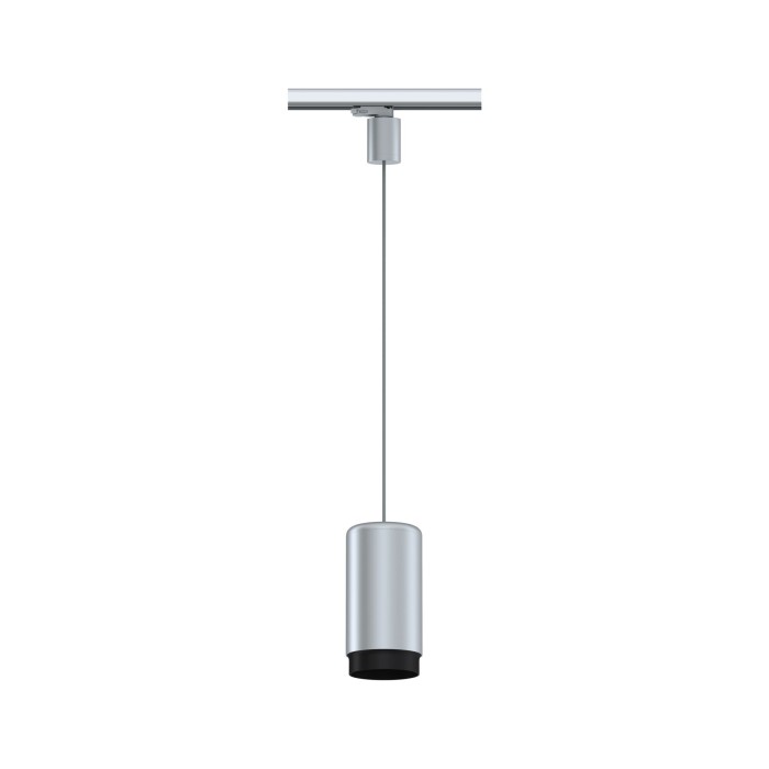 Pendul Corus pentru șină Paulmann ProRail3 Corus, E27, max. 50W, cu flux luminos variabil, 230V, argintiu [3]