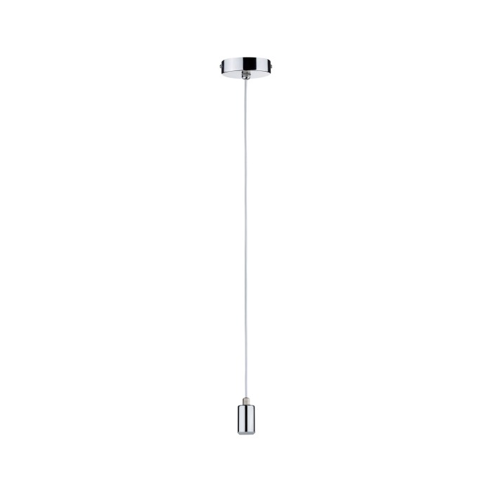 Pendul Larus IP44 cu fir textil max1x20W E27 crom 230V metal [4]