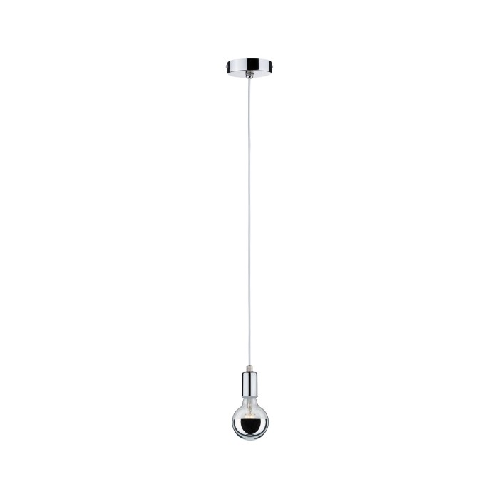 Pendul Larus IP44 cu fir textil max1x20W E27 crom 230V metal [2]